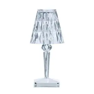 Lampe table sans fil cristal