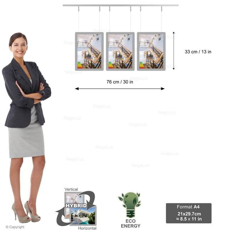 Ecran Vitrine Agence Immobiliere A4v 1r3c - NegoLuz Belgique Ecran Vitrine Agence Immobiliere A4v 1r3c