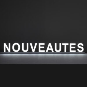 Grande Lettre Lumineuse Nouveautes